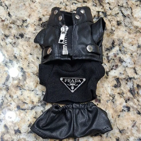 Labubu Prada Black Leather Set - Picture 3 of 3